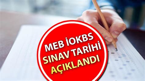 İOKBS sınav tarihleri belli oldu 2023 Bursluluk sınavı ne zaman