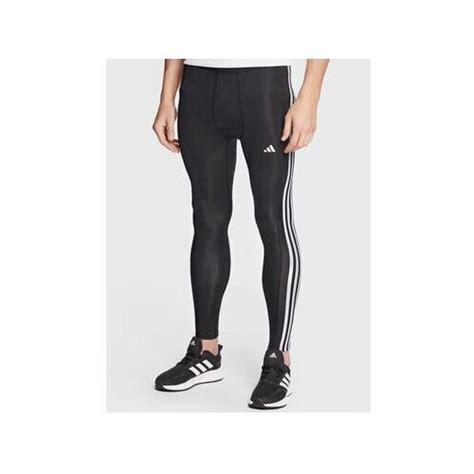 Legginsy Techfit 3 Stripes Training Hd3530 Czarny Slim Fit Adidas