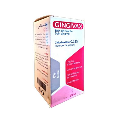 GINGIVAX BAIN DE BOUCHE GINGIVAL 250ML PHARMACIE AL HAY AL JADID