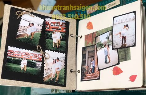 Cách làm album ảnh Handmade đẹp mắt Khung Tranh Sài Gòn