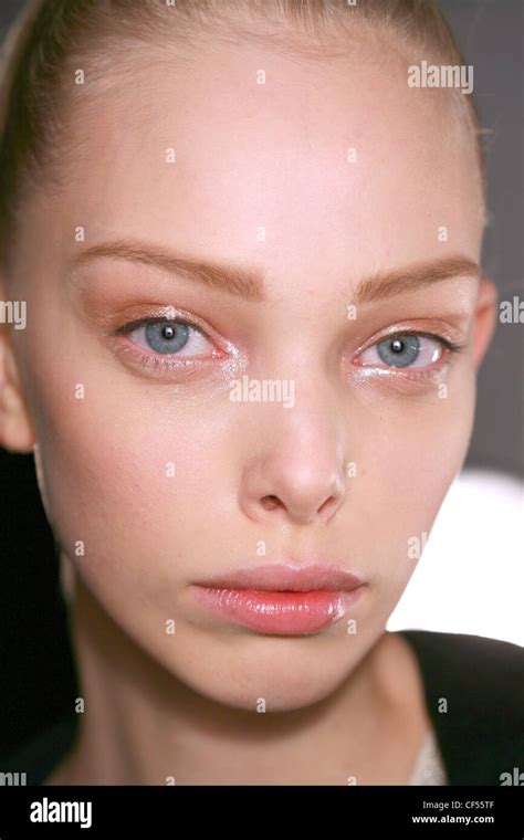 Female Blonde Hair Wearing Shimmery Hi Res Stock Photography And Images