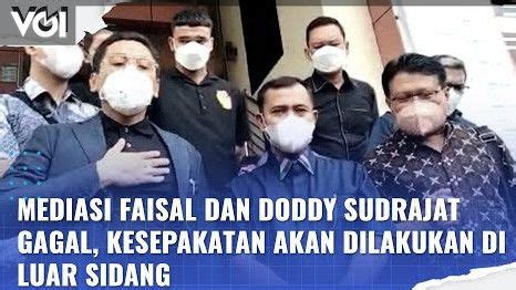 VIDEO Mediasi Faisal Dan Doddy Sudrajat Gagal Kesepakatan Akan