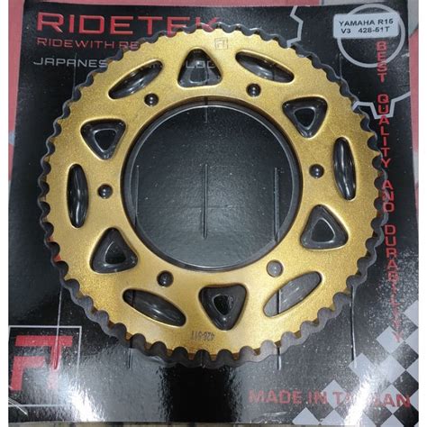 R Version R M V Rear Sprocket Ridetek Shopee Philippines