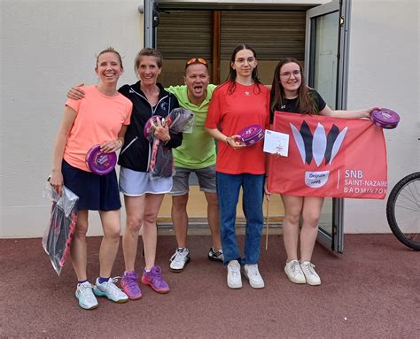 Tournoi Du Temple Le Et Mai Actualit S Badminton Loire