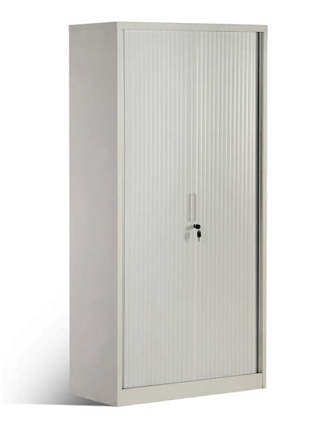 Tall White Tambour Door Filing Cabinet China Tall Storage Cabinet