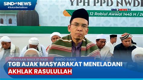 Peringatan Maulid Nabi TGB Ajak Masyarakat Meneladani Akhlak