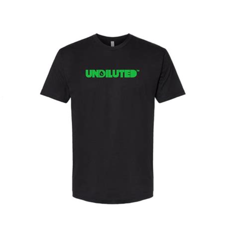 undiluted logo  shirt black cocorange brite