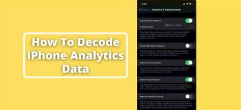 How To Decode IPhone Analytics Data Whitekind