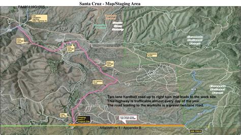 Border Bridge Santa Cruz River map