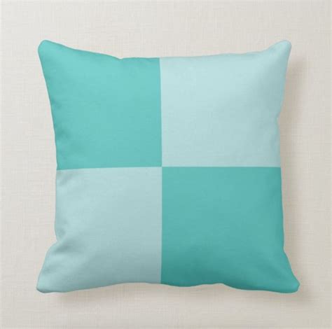 Light Teal Blue Geometric Pattern Throw Pillow Patterned Throw Pillows Throw Pillows Pillow