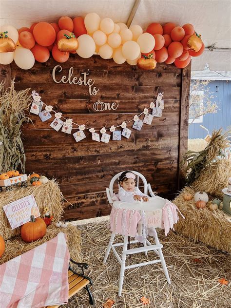 Pumpkin Patch Birthday Party Ideas Photo 3 Of 9 Catch My Party