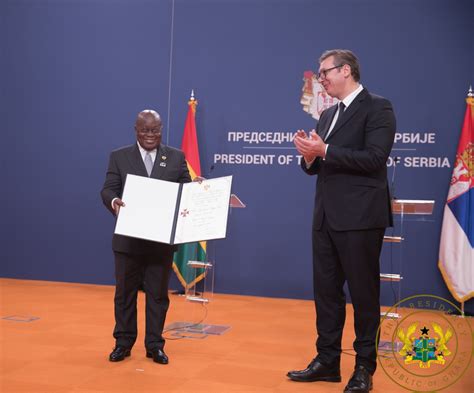 President Akufo Addo Receives Serbia S Highest National Award