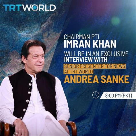 Pti On Twitter Chairman Pti Imran Khan Will Be In An Exclusive