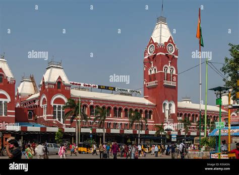 Central Railway Station, Chennai, Tamil Nadu, India Stock Photo - Alamy