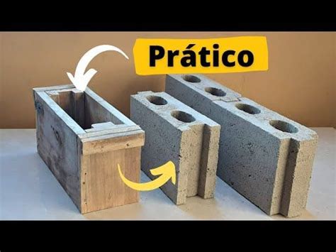 Como Fazer Forma Para Bloco De Encaixe Youtube Concrete Diy Projects