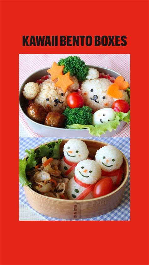 kawaii bento boxes | Bento box, Kawaii bento, Healty food