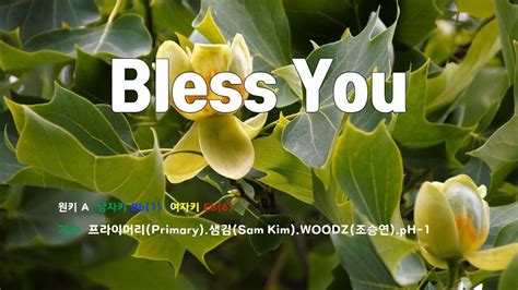 은성 반주기 Bless You 프라이머리primary샘김sam Kimwoodz조승연ph 1 Youtube