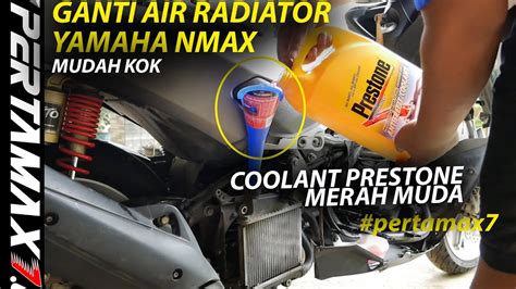 Cara Ganti Air Radiator Yamaha NMAX Pakai Coolant Prestone Merah Pink