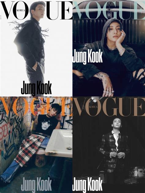 BTS Jungkook Luce Espectacular En Sus Portadas Para Vogue Korea