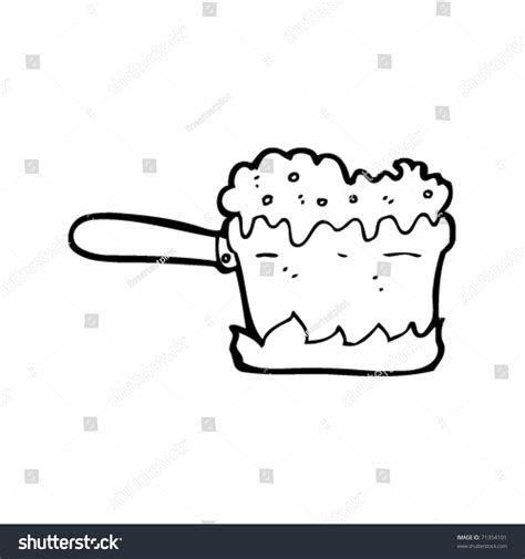 Pan Boiling Over Cartoon Stock Vector Illustration 71354101 Shutterstock