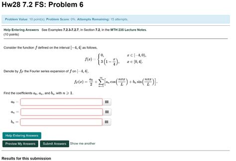 Solved Consider The Function F Defined On The Interval