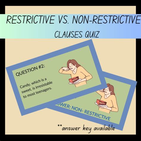 Restrictive Vs Non Restrictive Clauses Understanding The Difference