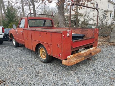 1970 C10 Ls Engine 22in Rims Utility Body Service Truck Rat Rod Patina Barn Find Classic