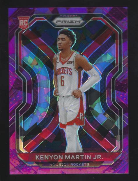 Panini Kenyon Martin Jr Purple Cracked Ice Prizm Rookie Ebay