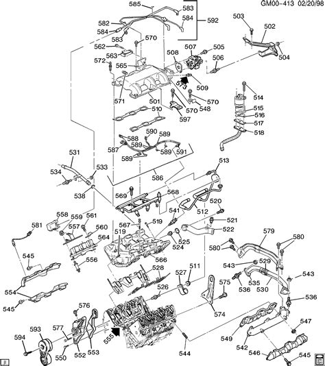 Malibu Engine Asm 3 1l V6 Part 5 Manifolds And Fuel Related Parts Chevrolet Epc Online