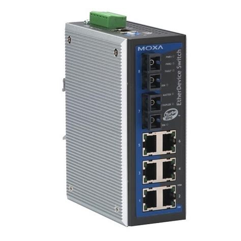 Easy World Automation MOXA EDS 408A MM SC T Managed Ethernet Switches