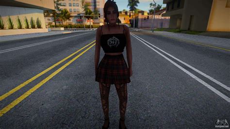 Black Top And Skirt For Gta San Andreas