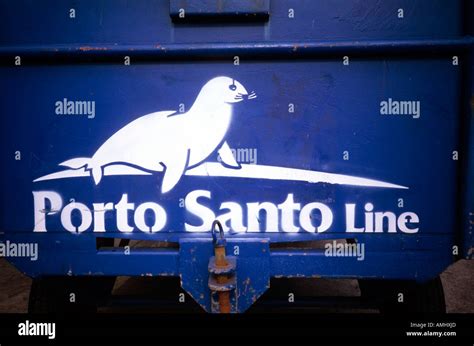 Madeira Funchal Container Der Porto Santo Line Stock Photo Alamy