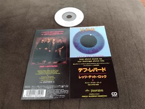 Cd Def Leppard Lets Get Rocked Cd Single Jap O Parcelamento Sem Juros