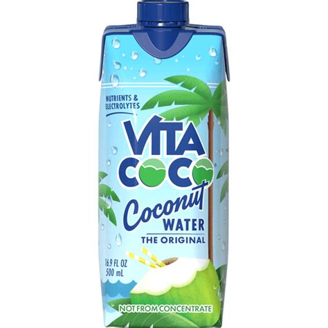 Vita Coco Coconut Water The Original Oz Carton Flavored Chief