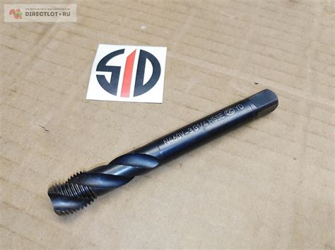 Метчик G1/4 трубная (шаг 19) спиральный винтовой HSSE DC(Швейцария) б/у ...