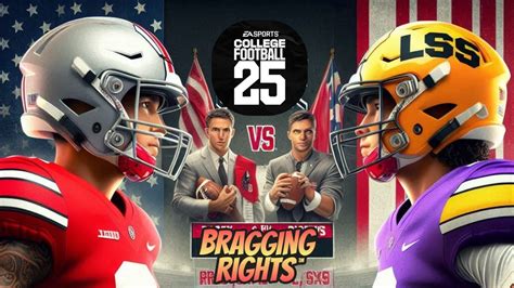 College Football 25 7 Ohio State Vs 20 Lsu Bragging Rights Series