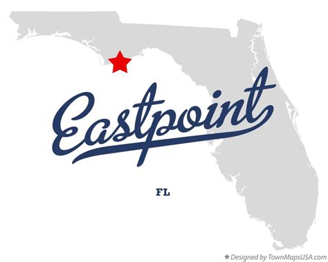 Map of Eastpoint, FL, Florida