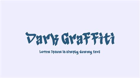 Dark Graffiti Font : Download Free for Desktop & Webfont