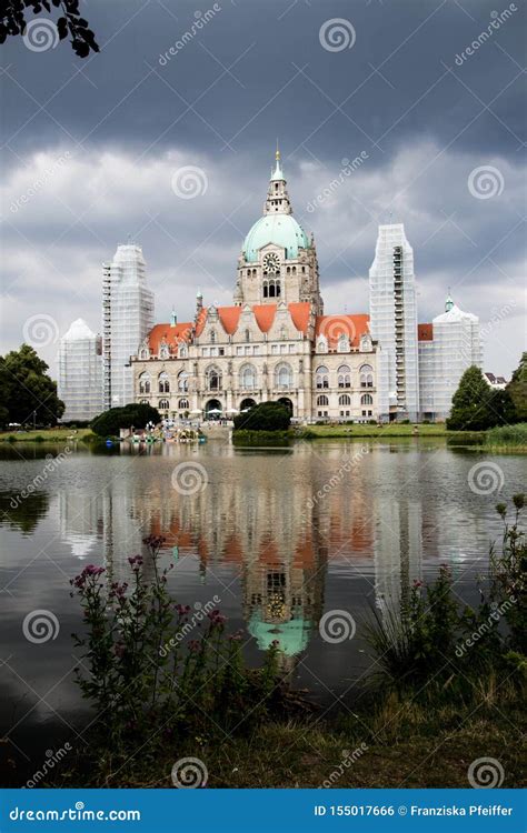 Neues Rathaus Hannover New City Hall Hannover Stock Photo Image Of