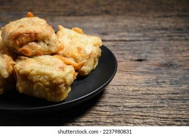 Sideview Gorengan Fried Tofu On Black Stock Photo 2237980835 | Shutterstock