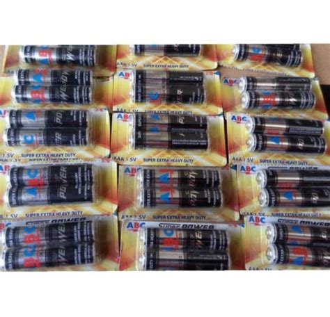 Jual ABC SUPER POWER AAA A3 Batu Baterai Batere 1 Pak 12 Pcs Di