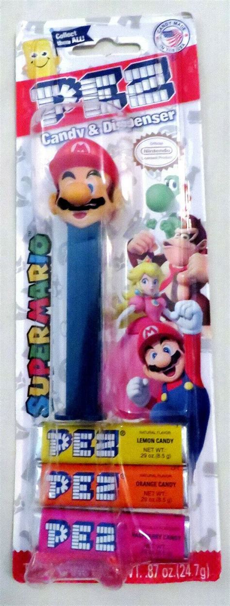 Super Mario Pez Candy Dispenser Nintendo Bros Collectible 2017 New