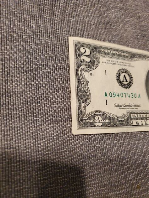 2 Dollar Bill 2003 Series A EBay