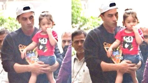 Ranbir Kapoor Takes Raha To Inspect New Home Keeps Her Close Watch