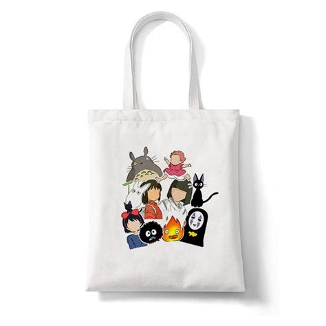 Characters Of Studio Ghibli Tote Bag Japan Nakama