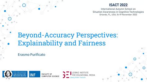 Beyond Accuracy Perspectives Explainability And Fairness Ppt