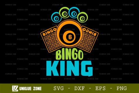 Bingo King Svg Bingo Games Bingo Gift Graphic By Unique Zone Creative