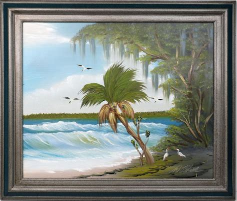 Lot Al Black Florida Highwaymen Churning Waves