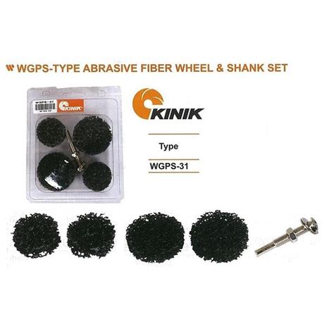 Jual Abrasive Fiber Wheel Shank Set Type Kinik WGPS 31 Parts