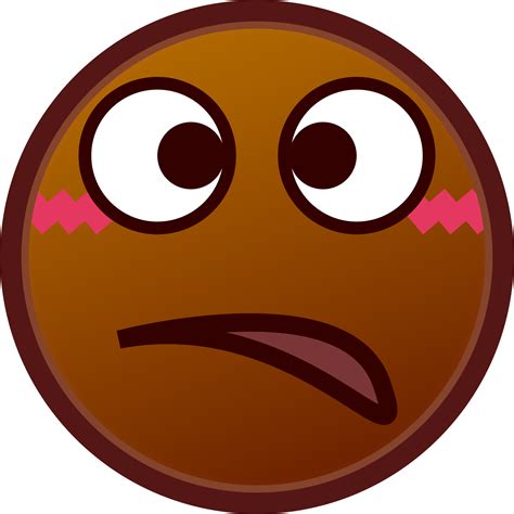 Cross Eyed Face Brown Emoji Download For Free Iconduck